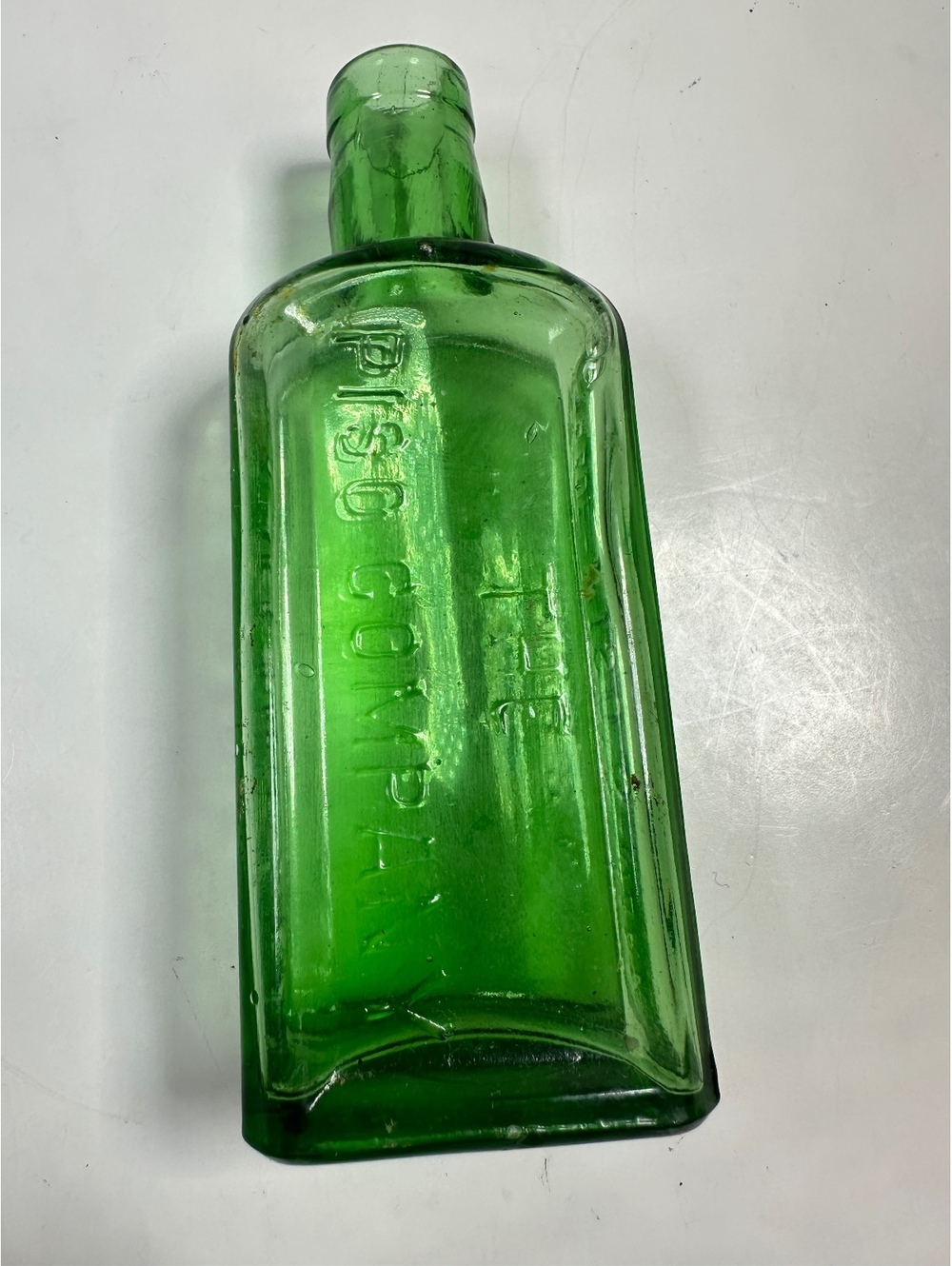 1910s Green The Piso Company Quack Cure Antique Hazelton Pennsylvania Medicine
